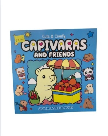 LIVRO COLORIR CAPIVARAS AND FRIENDS
